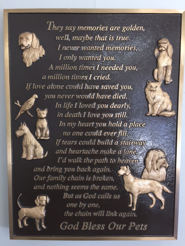 pet memorial stone